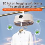 ET Portable Electric Dryer for Dress & Clothes, 8 Pieces Capacity, 220V | 400W - Image 2